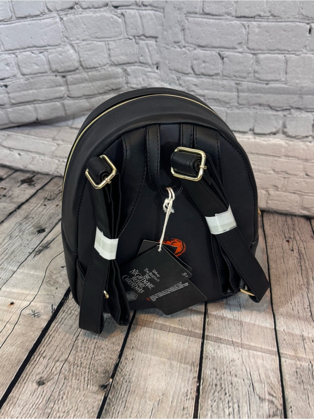 Nightmare Before Christmas Hot Topic Loungefly Lock Shock Barrel Mini Backpack - Picture 2 of 6
